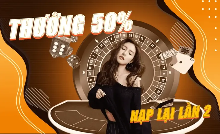 Nạp Lần 2 Tặng 50% VN88 Cơ Hội Nhận Thưởng Hấp Dẫn Nhanh
